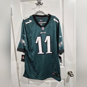 Carson Wentz Philadelphia Eagles Nike Player Game Jersey Men's 2017 Xl